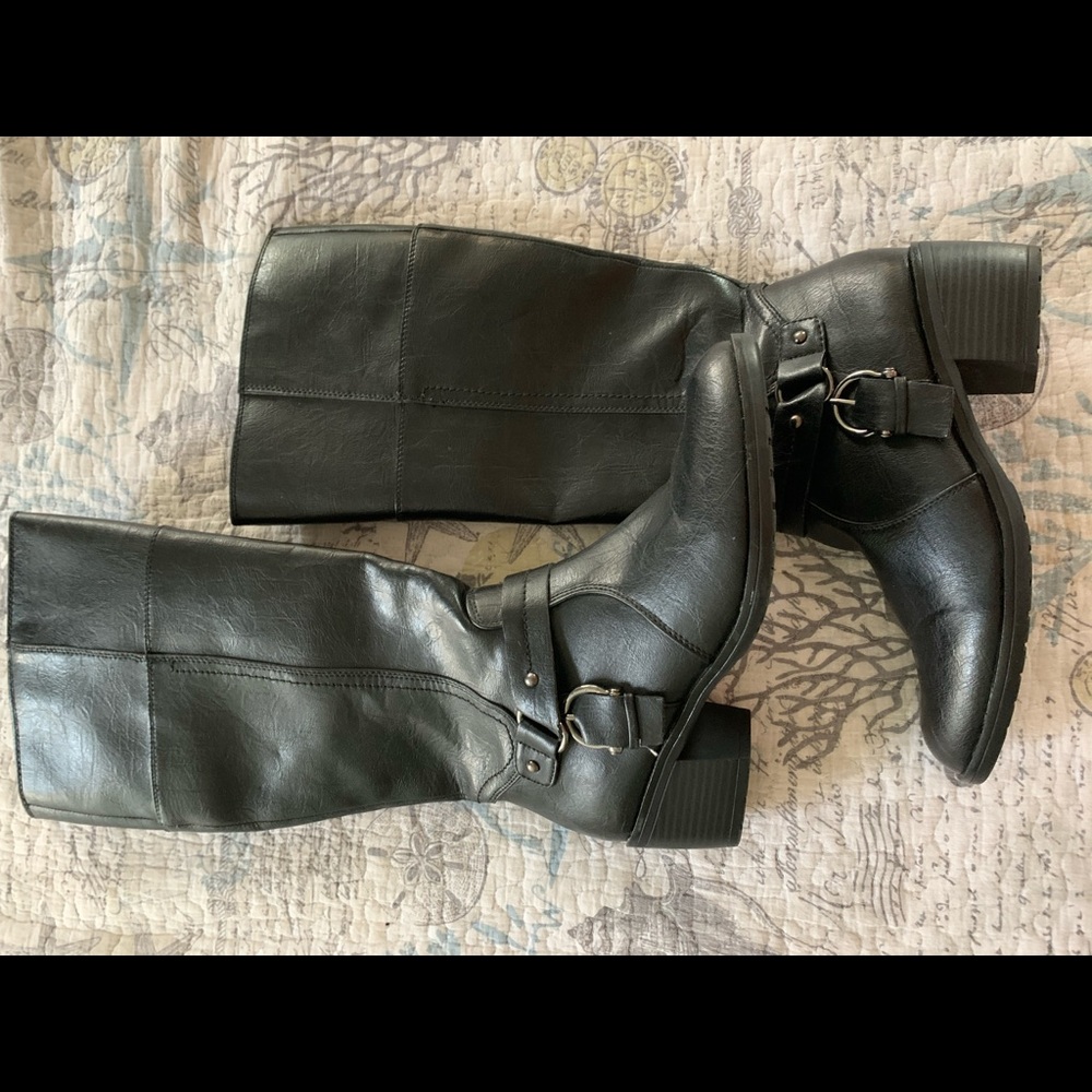Lifestride black riding boots